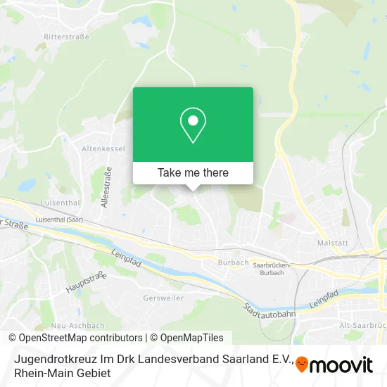 Карта Jugendrotkreuz Im Drk Landesverband Saarland E.V.