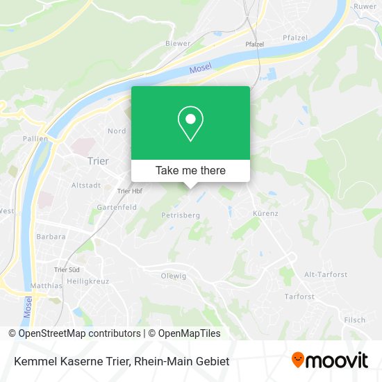 Карта Kemmel Kaserne Trier