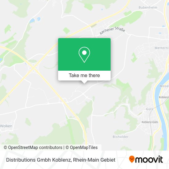 Карта Distributions Gmbh Koblenz