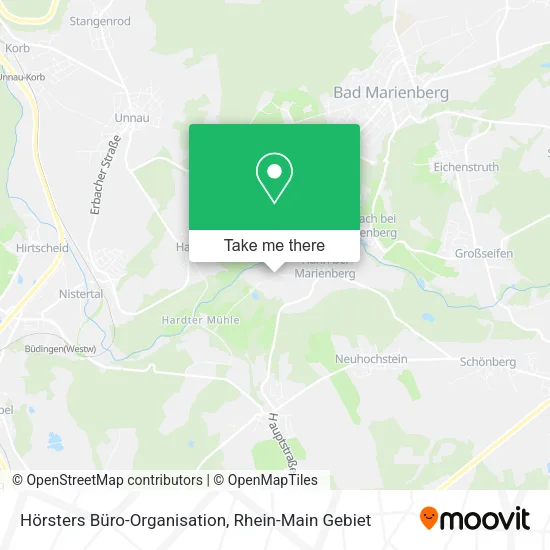 Карта Hörsters Büro-Organisation