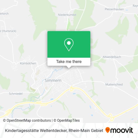 Карта Kindertagesstätte Weltentdecker