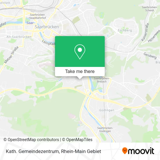 Карта Kath. Gemeindezentrum