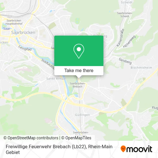 Карта Freiwillige Feuerwehr Brebach (Lb22)