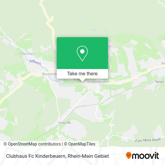 Карта Clubhaus Fc Kinderbeuern