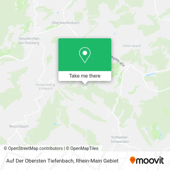 Карта Auf Der Obersten Tiefenbach