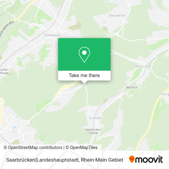 Карта Saarbrücken|Landeshauptstadt