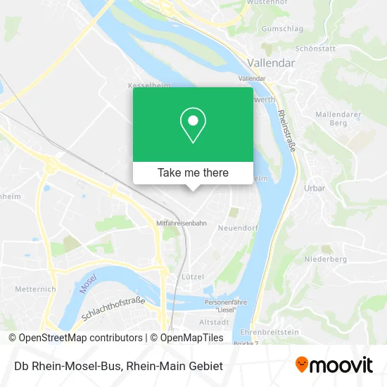 Db Rhein-Mosel-Bus map