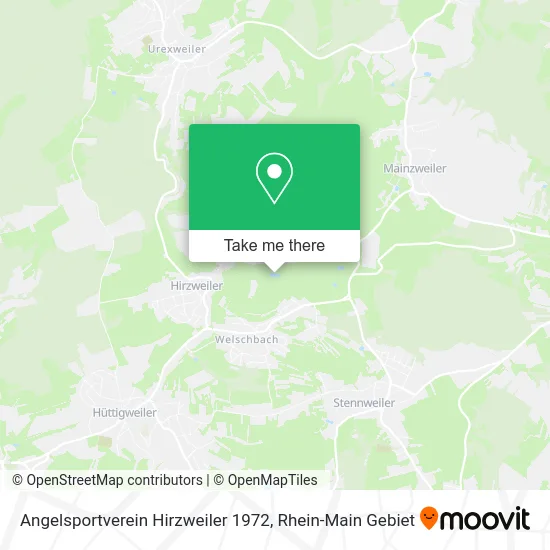 Карта Angelsportverein Hirzweiler 1972