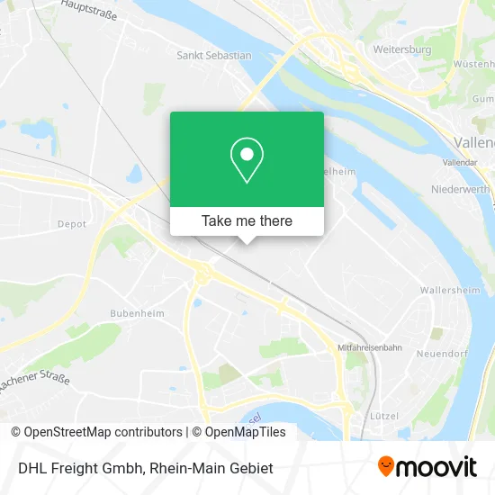 Карта DHL Freight Gmbh
