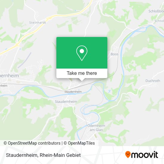 Карта Staudernheim