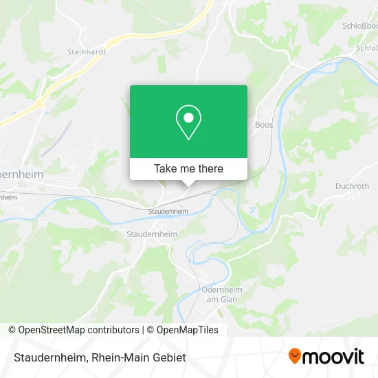 Карта Staudernheim
