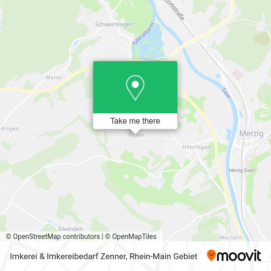Карта Imkerei & Imkereibedarf Zenner