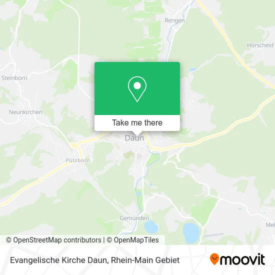 Evangelische Kirche Daun map