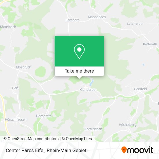 Карта Center Parcs Eifel