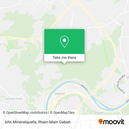 Карта Alte Mineralquelle