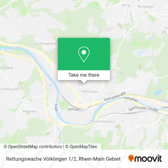 Карта Rettungswache Völklingen 1/2