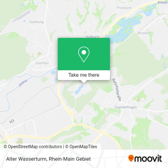 Alter Wasserturm map