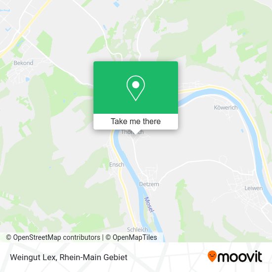 Карта Weingut Lex