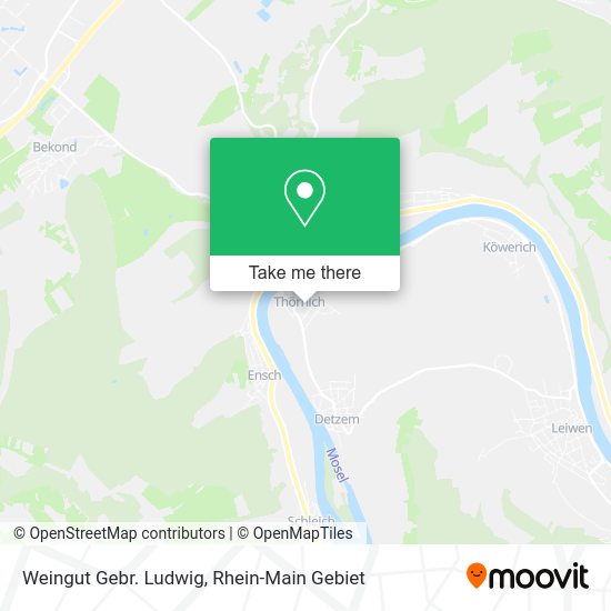 Карта Weingut Gebr. Ludwig