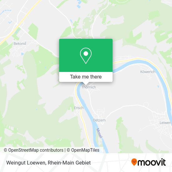 Карта Weingut Loewen