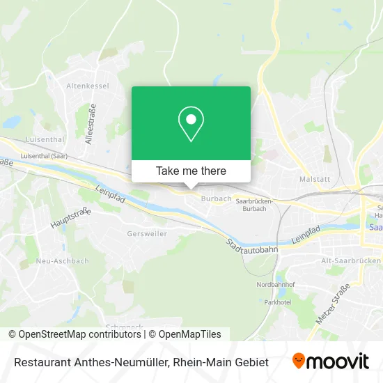 Карта Restaurant Anthes-Neumüller