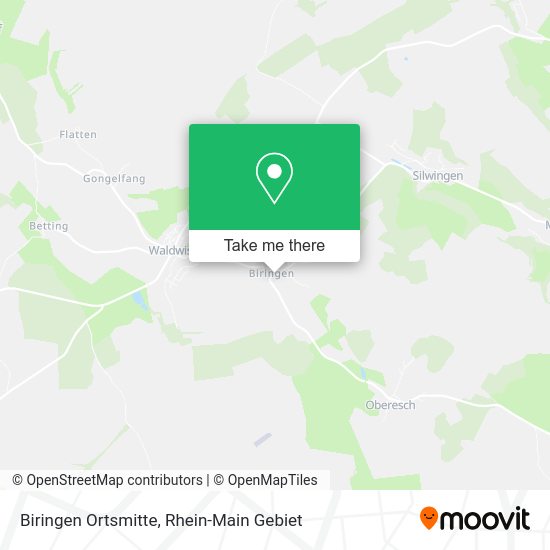 Карта Biringen Ortsmitte