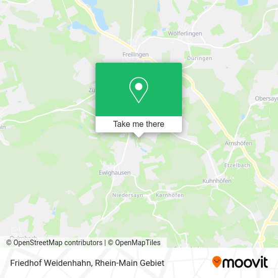 Карта Friedhof Weidenhahn