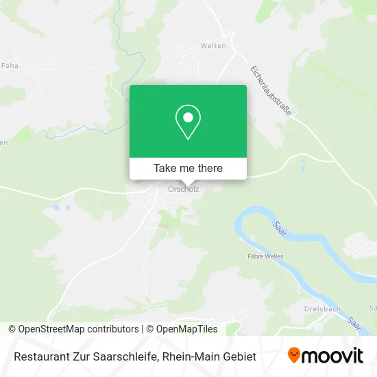 Карта Restaurant Zur Saarschleife
