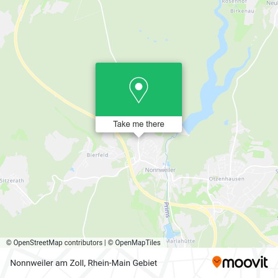 Карта Nonnweiler am Zoll