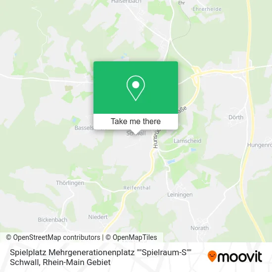 Карта Spielplatz Mehrgenerationenplatz ""Spielraum-S"" Schwall