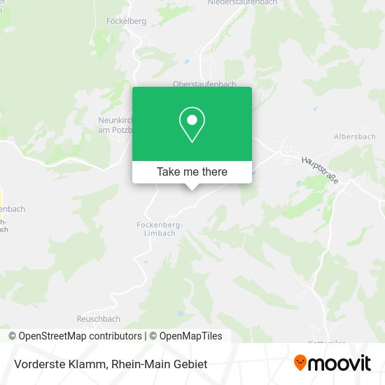 Карта Vorderste Klamm