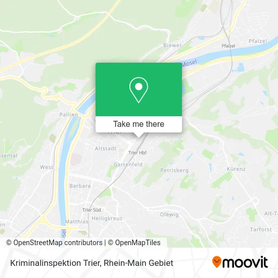 Карта Kriminalinspektion Trier