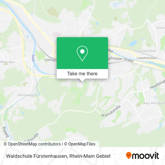 Карта Waldschule Fürstenhausen