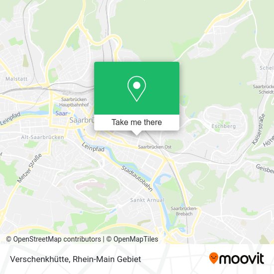 Карта Verschenkhütte