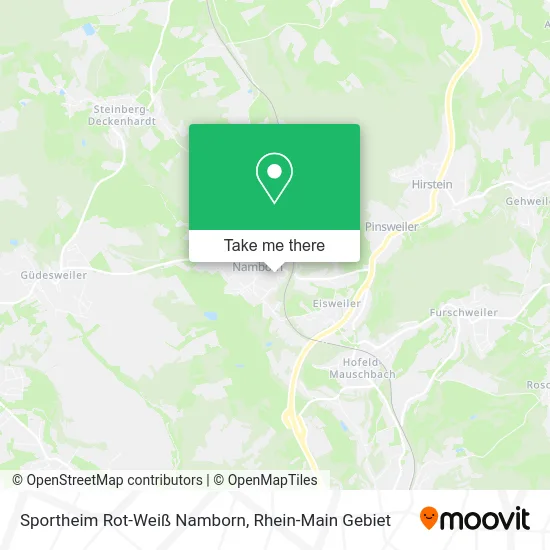 Карта Sportheim Rot-Weiß Namborn