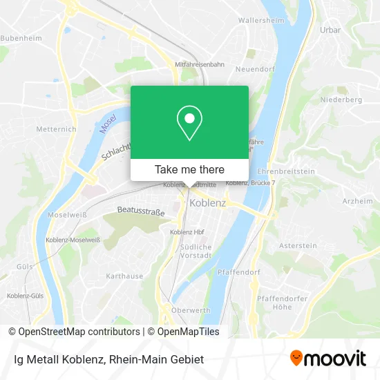 Карта Ig Metall Koblenz