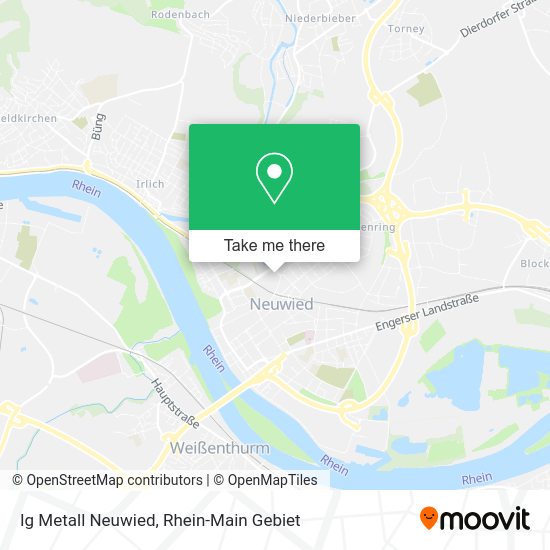 Ig Metall Neuwied map