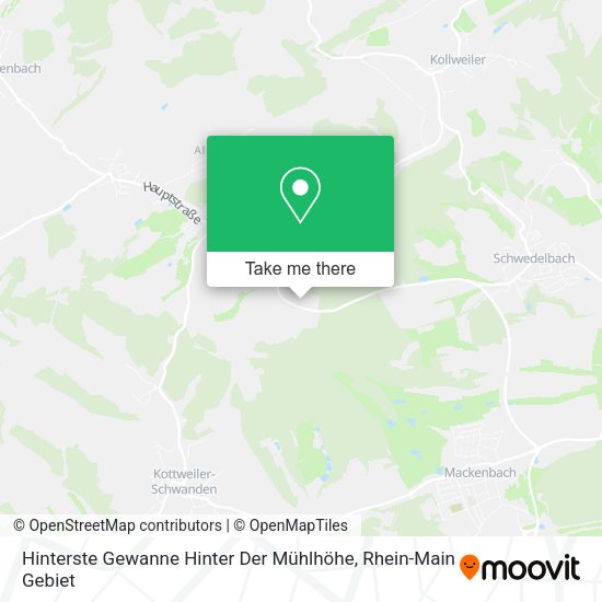 Карта Hinterste Gewanne Hinter Der Mühlhöhe