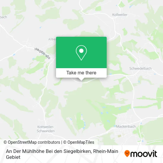 Карта An Der Mühlhöhe Bei den Siegelbirken