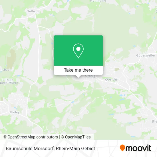 Карта Baumschule Mörsdorf