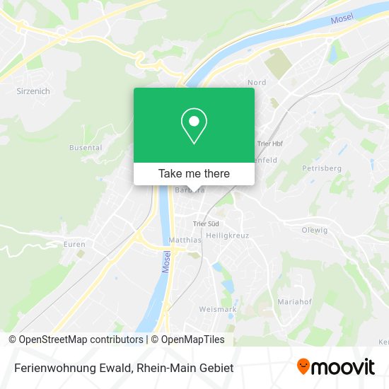 Карта Ferienwohnung Ewald