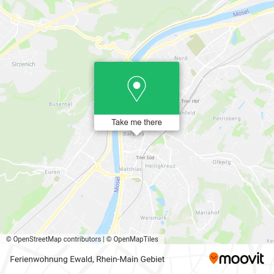 Карта Ferienwohnung Ewald