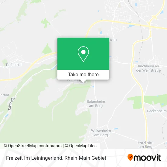 Карта Freizeit Im Leiningerland