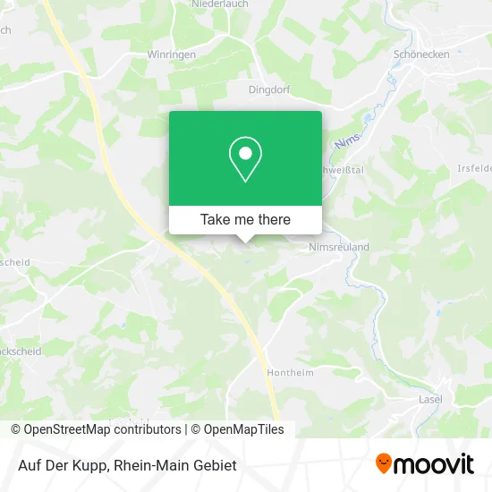 Карта Auf Der Kupp