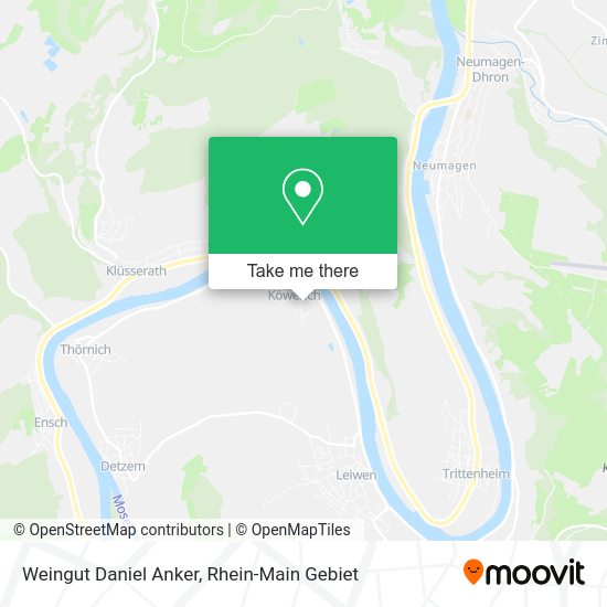 Карта Weingut Daniel Anker