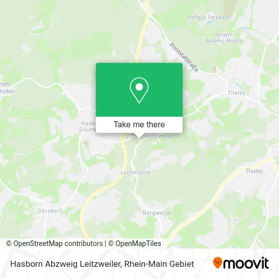 Карта Hasborn Abzweig Leitzweiler