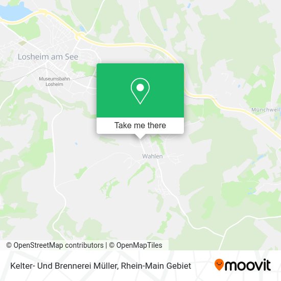 Карта Kelter- Und Brennerei Müller