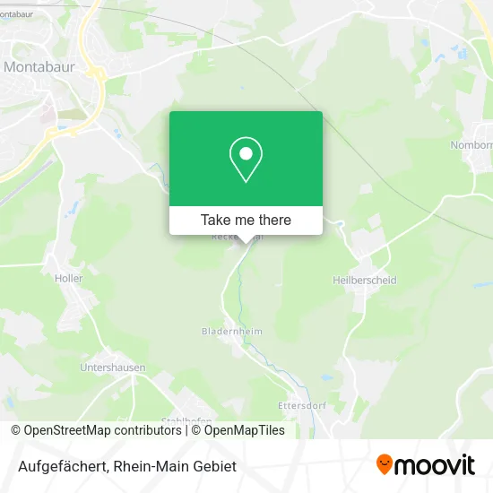 Карта Aufgefächert
