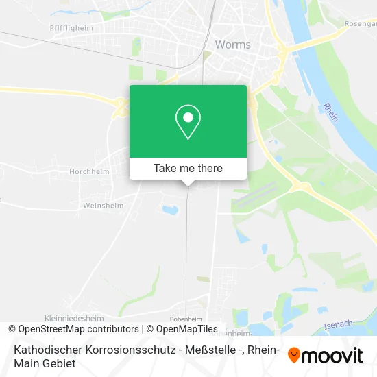 Карта Kathodischer Korrosionsschutz - Meßstelle -