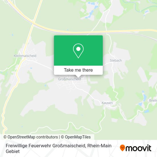 Карта Freiwillige Feuerwehr Großmaischeid